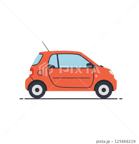 コンパクトでエコな車のアイコン 125668219