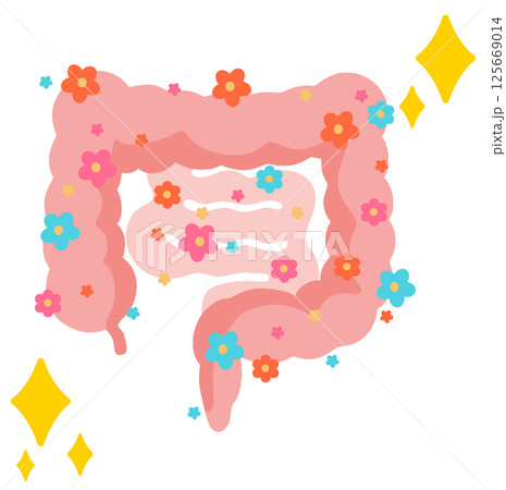 腸内フローラのイラスト 125669014