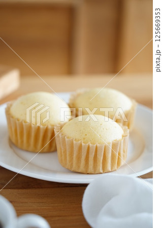 蒸しパン 125669353