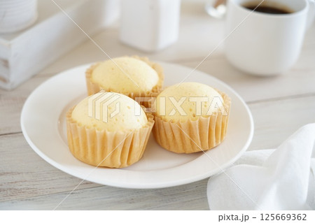 蒸しパン 蒸しパン 125669362