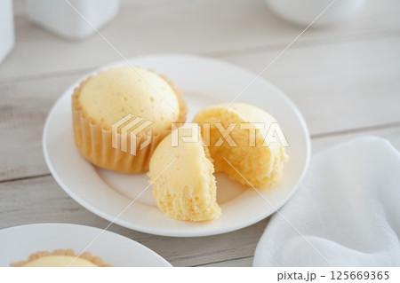 蒸しパン 蒸しパン 125669365