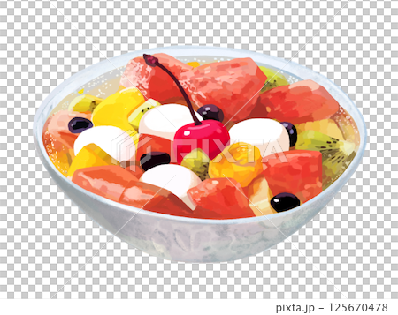 Fruit punch (no spoon) 125670478