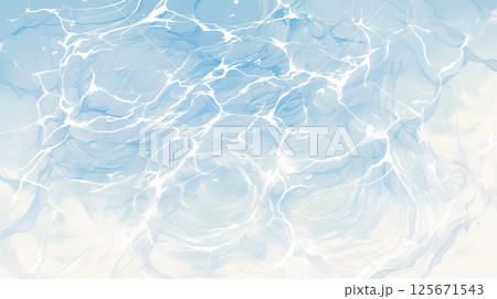 雲と水面のイメージ 125671543
