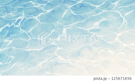雲と水面のイメージ 125671656