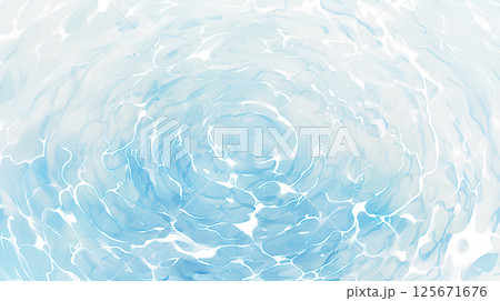 雲と水面のイメージ 125671676