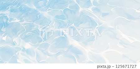 雲と水面のイメージ 雲と水面のイメージ 125671727