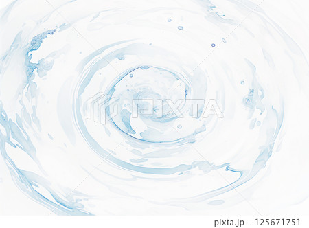 雲と水面のイメージ 125671751