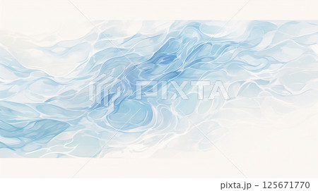 雲と水面のイメージ 雲と水面のイメージ 125671770