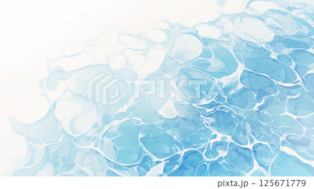 雲と水面のイメージ 雲と水面のイメージ 125671779