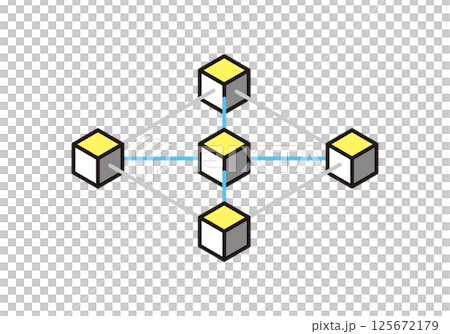簡單插圖網路安全圖標 125672179
