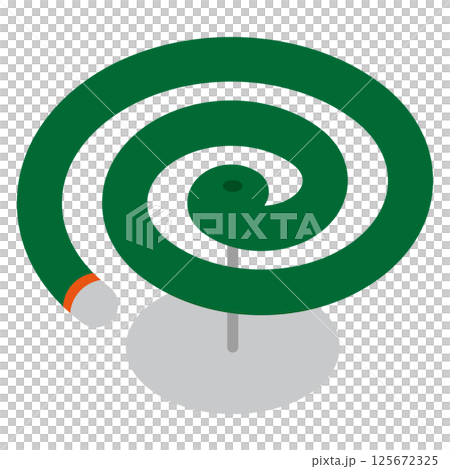 Mosquito coil icon 125672325