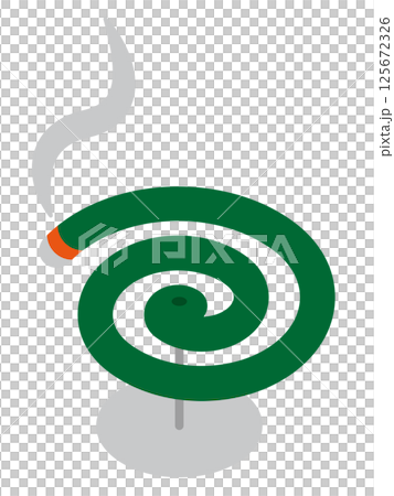 Mosquito coil icon 125672326