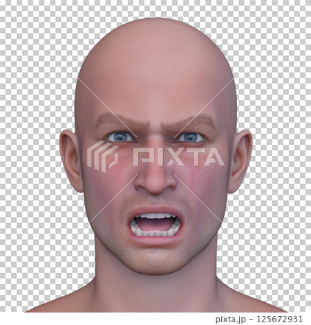 Close-up of a man's face 125672931