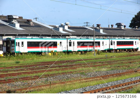 小牛田駅車両基地の風景 キハ110系 小牛田駅車両基地の風景 キハ110系 125673166