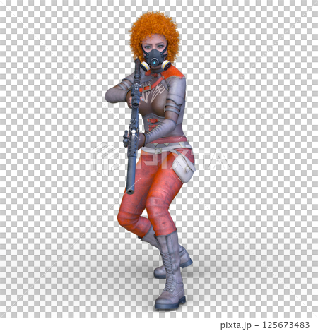 女性戦士 125673483