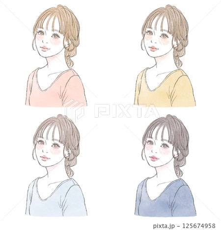 パーソナルカラー女性セット 125674958