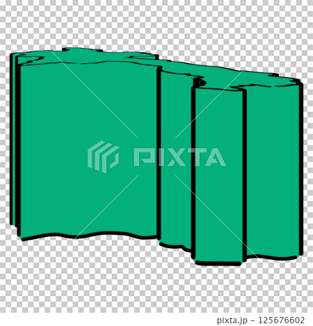 Handwritten_Lao People's Democratic Republic_Vector material_Isometric illustration 125676602