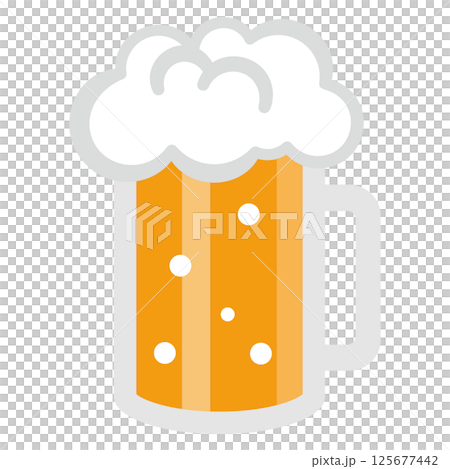 生啤酒圖標 125677442