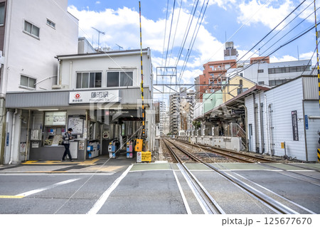 東京都大田区の都市風景　蓮沼駅 125677670