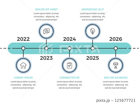 Timeline Infographic Template 125677721