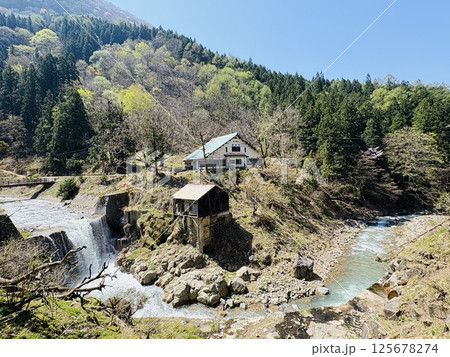 湯田中支部温泉郷_ 渋の地獄谷噴泉_日本猿が入る温泉 湯田中支部温泉郷_ 渋の地獄谷噴泉_日本猿が入る温泉 125678274
