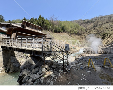 湯田中支部温泉郷_ 渋の地獄谷噴泉_日本猿が入る温泉 湯田中支部温泉郷_ 渋の地獄谷噴泉_日本猿が入る温泉 125678278