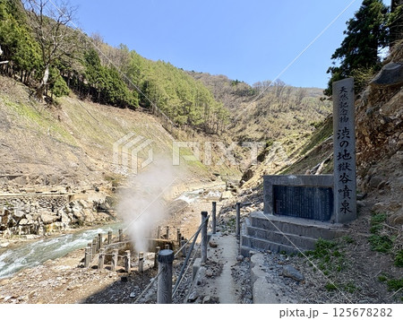 湯田中支部温泉郷_ 渋の地獄谷噴泉_日本猿が入る温泉 湯田中支部温泉郷_ 渋の地獄谷噴泉_日本猿が入る温泉 125678282