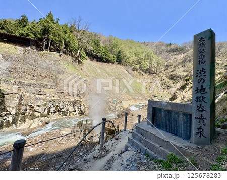 湯田中支部温泉郷_ 渋の地獄谷噴泉_日本猿が入る温泉 湯田中支部温泉郷_ 渋の地獄谷噴泉_日本猿が入る温泉 125678283