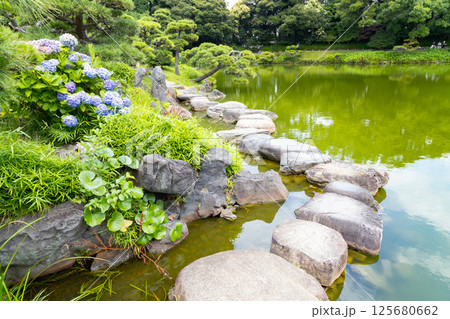 清澄庭園 磯渡り 清澄庭園 磯渡り 125680662