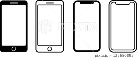 スマホアイコン スマホアイコン 125680893