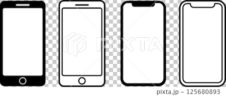 スマホアイコン スマホアイコン 125680893