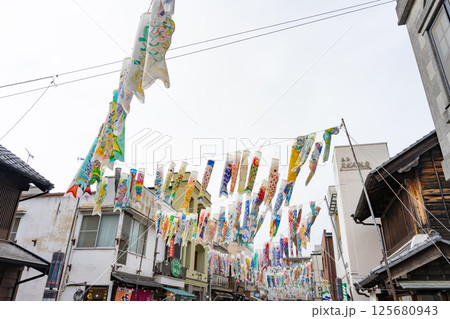 埼玉県川越市　小江戸川越の街並み(大正浪漫夢通り) 125680943