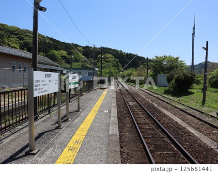 久留里線上総亀山駅のホーム 125681441