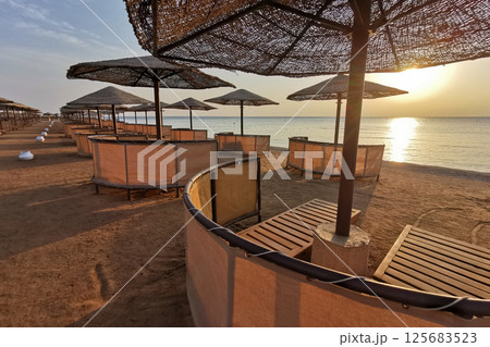 Egypt beach Red Sea Makadi Bay 125683523