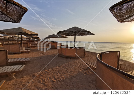 Egypt beach Red Sea Makadi Bay Egypt beach Red Sea Makadi Bay 125683524