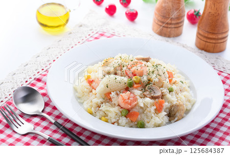シーフードピラフ シーフードピラフ 125684387