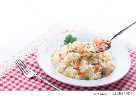 シーフードピラフ 125684404