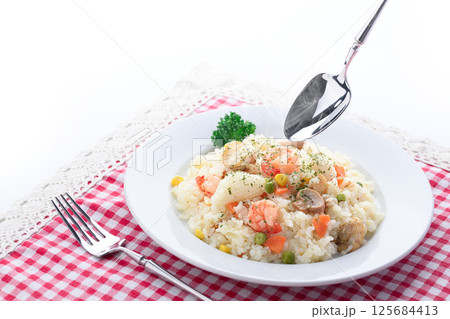 シーフードピラフ 125684413