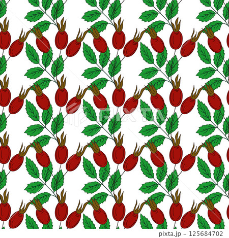 Pattern for textile or kitchen in hand draw style. Seamless pattern 125684702