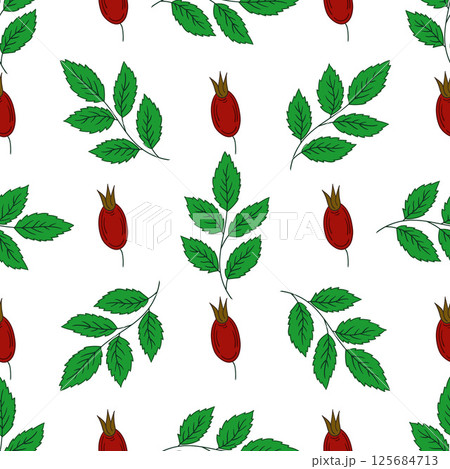 Pattern for textile or kitchen in hand draw style. Seamless pattern Pattern for textile or kitchen in hand draw style. Seamless pattern 125684713