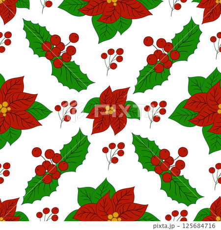 Pattern for textile or kitchen in hand draw style. Seamless pattern 125684716