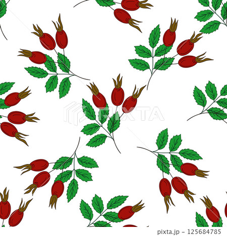 Pattern for textile or kitchen in hand draw style. Seamless pattern Pattern for textile or kitchen in hand draw style. Seamless pattern 125684785