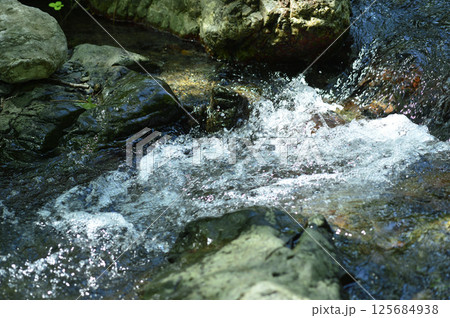 小川の水の流れ 小川の水の流れ 125684938