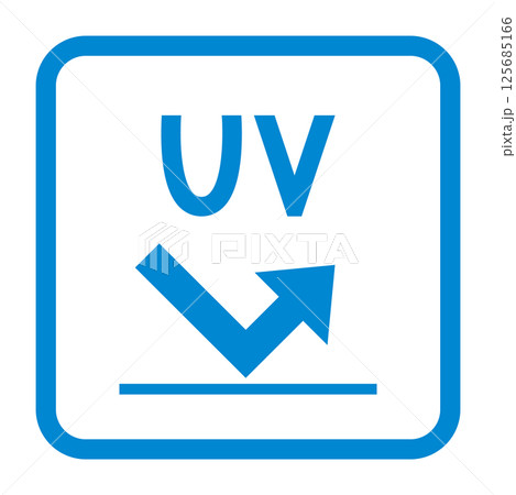 UVカットのアイコンイラスト 125685166