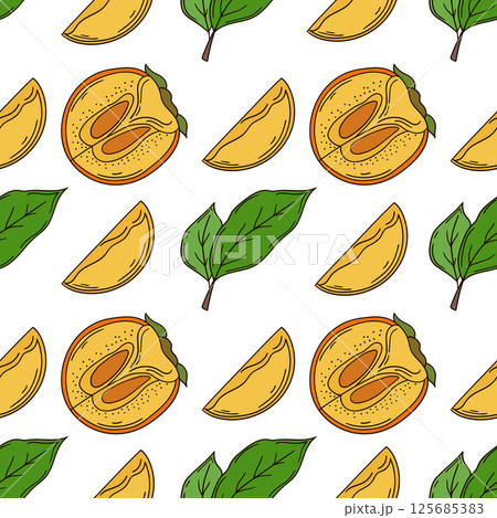 Pattern for textile or kitchen in hand draw style. Seamless pattern 125685383