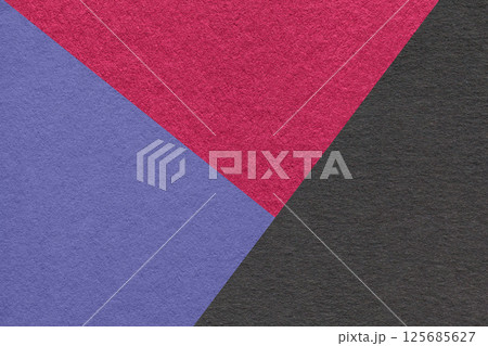 Texture craft violet, purple and black paper background, macro. Structure vintage wine and blue abstract cardboard 125685627