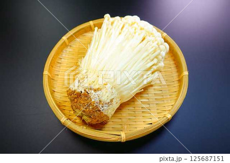 エノキタケ　榎茸　エノキダケ　ナメタケ　ナメススキ　ユキノシタ　キノコ　きのこ 125687151