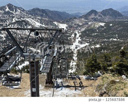 渋峠ロマンスリフト_スカイペアリフト_横手山スキー場 125687886