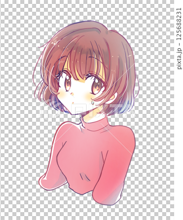 Bob-cut woman in trouble 125688231