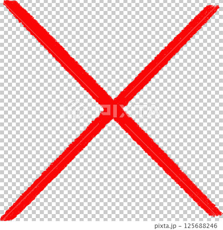 手繪簡單紅十字標記圖圖標 手繪簡單紅十字標記圖圖標 125688246